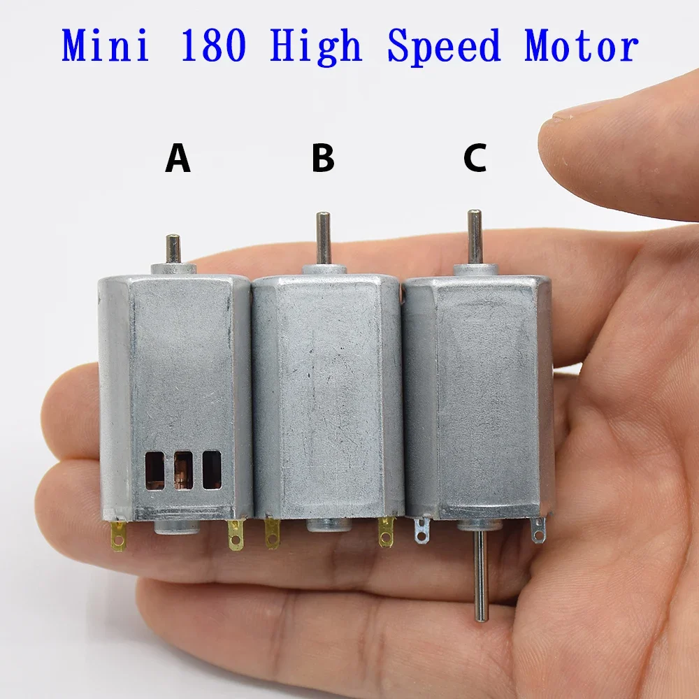 FK/FF-180SH Micro 180 Electric Motor DC 2.4V 3.6V 4.8V 5V 6V 9V High Speed Single/Dual Shaft Engine for Toy Car RC Model Car