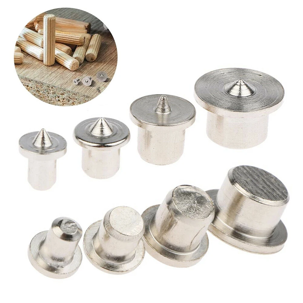 

Dowel Centers Marker Hole Dowel Centre Point Marker Hole Accessories Chrome Plating Chrome plating 12mm Home 8 Pc