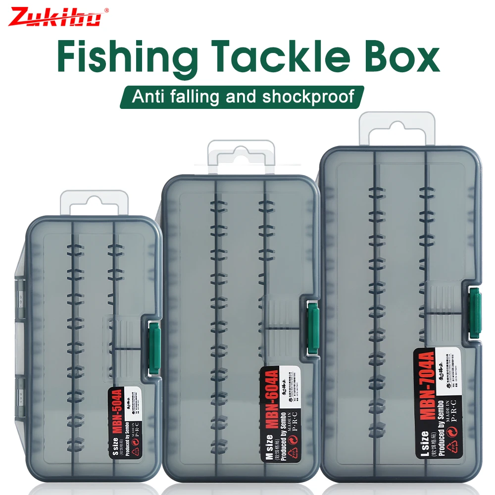 

ZUKIBO 28 Compartment Waterproof Fishing Tackle Box Hooks Fishing Lure Bait Storage Case Portable Fishing Gear Accessories Box