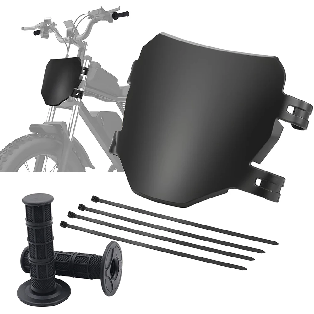Universal Front Number Plate with Handlebar Grip For Surron S X Talaria MX3 MX4 Stark Varg E-Ride Pro Super 73 Macfox X1