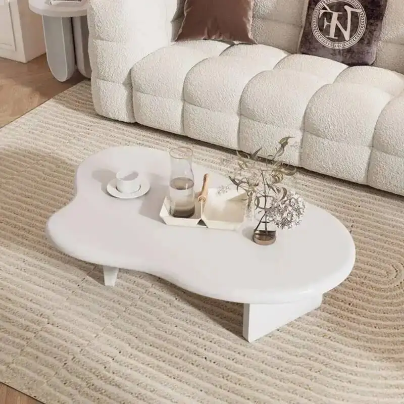 

Круглые белые журнальные столики, минималистичный уникальный эстетический компактный приставной столик, роскошная мебель в стиле фанк Mesa, вспомогательная мебель для прихожей