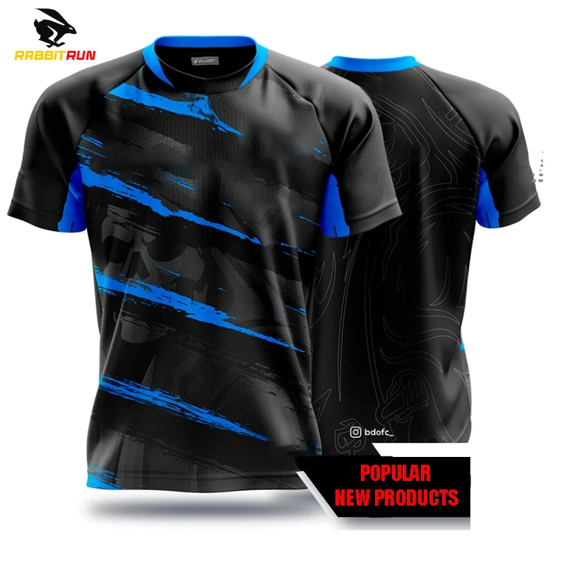 New Sports T-shirt With O-Neck Print Trendy And Comfortable Suitable For Fitness Large-Sized Men's And Women's High Quality