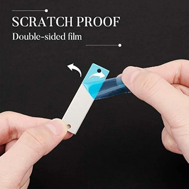 ألومنيوم ختم علامة فارغة ، وصلات مستطيل ، 2 ثقوب ، صندوق تخزين للقلادة ، سوار ، علامات الكلب ، 30 حزمة ، 2x 1/2 بوصة #3