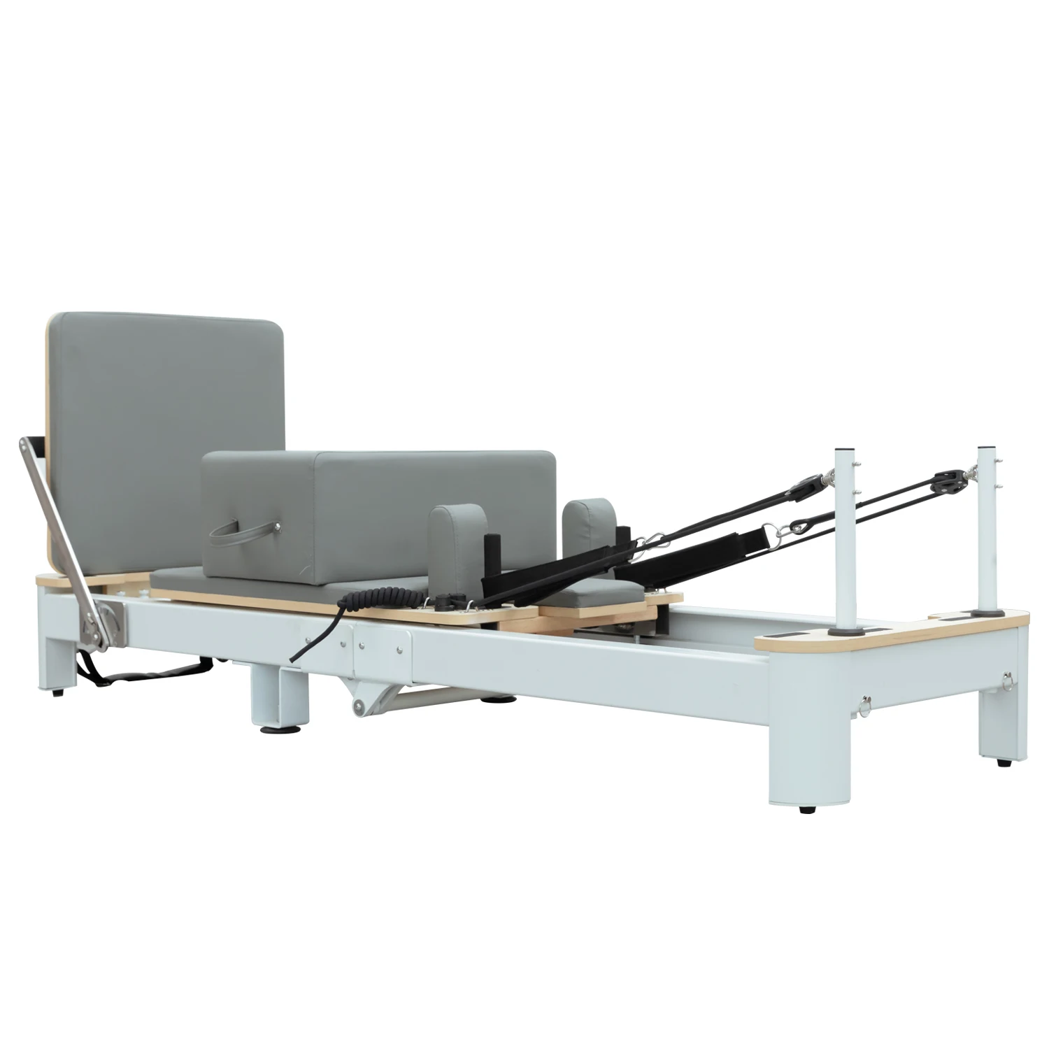 Portable Pilates Reformer Machine Collapsible Aluminum Alloy Bed Machine Reformer for Body