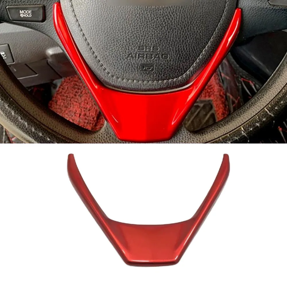 Interior Steering Wheel Button Frame Cover Trims ABS Chrome Sticker For Toyota RAV4 RAV 4 2013 2014 2015-2018 Car Accessories