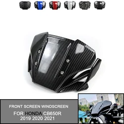 Deflector de viento para motocicleta, parabrisas delantero, accesorios para HONDA CB650R, CB 650R, cb650r, 2019, 2020, 2021