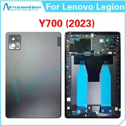 For Lenovo Legion Y700 2023 Battery Back Cover Door Housing Rear Case Lid No Glass Lens Repair Parts Replacement