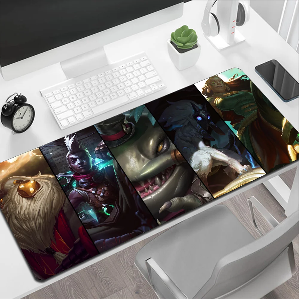 League of Legends Tahm Kench Large Mouse Pad Gaming Mouse Pad PC Gamer Computer Mouse Mat Big Mousepad XXL Keyboard Desk Mat