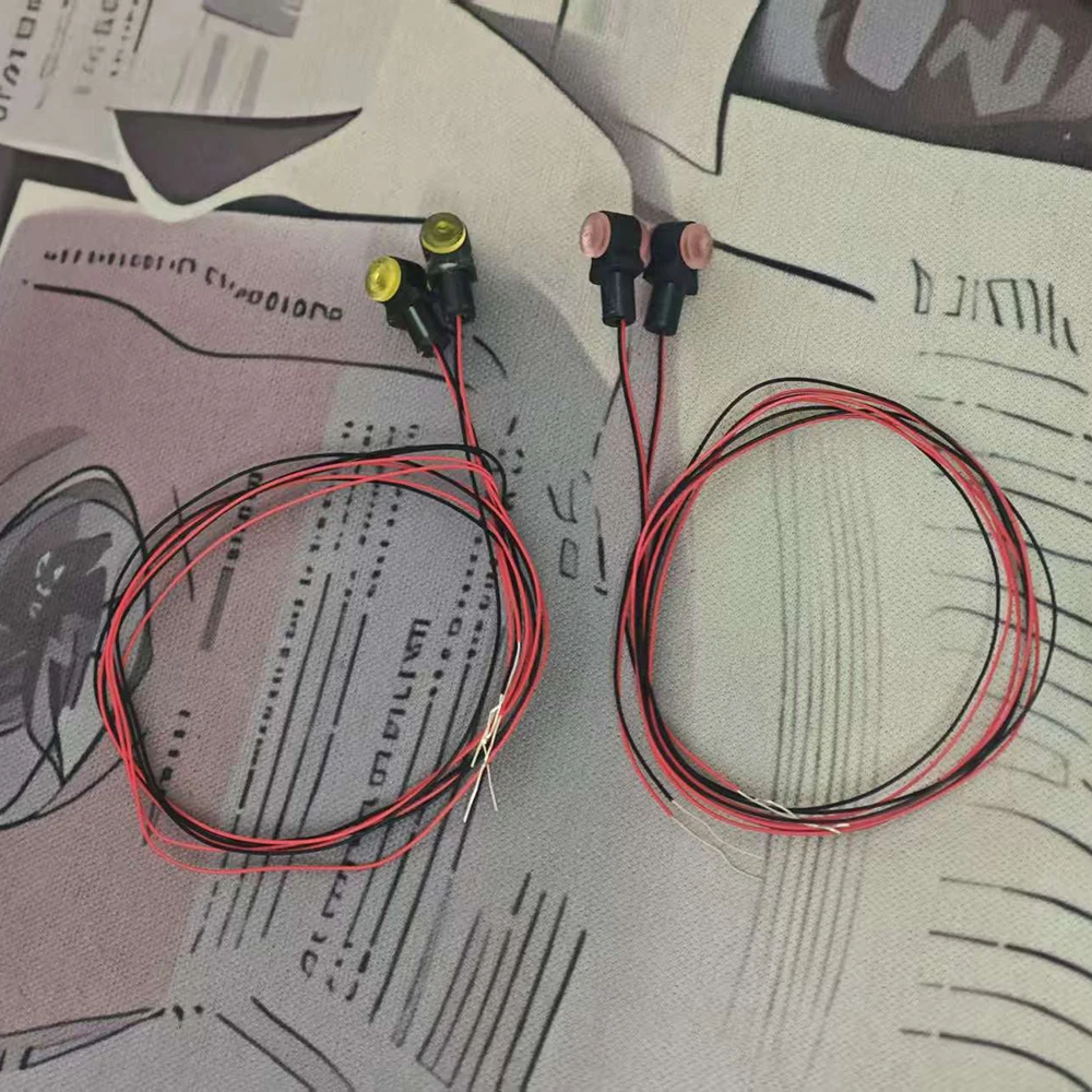 

2Pcs Side Light Dome Light Warning Light for 1/14 Tamiya RC Dump Truck SCANIA 770S VOLVO Mercedes-Benz ACTROS 3363 MAN Car Parts