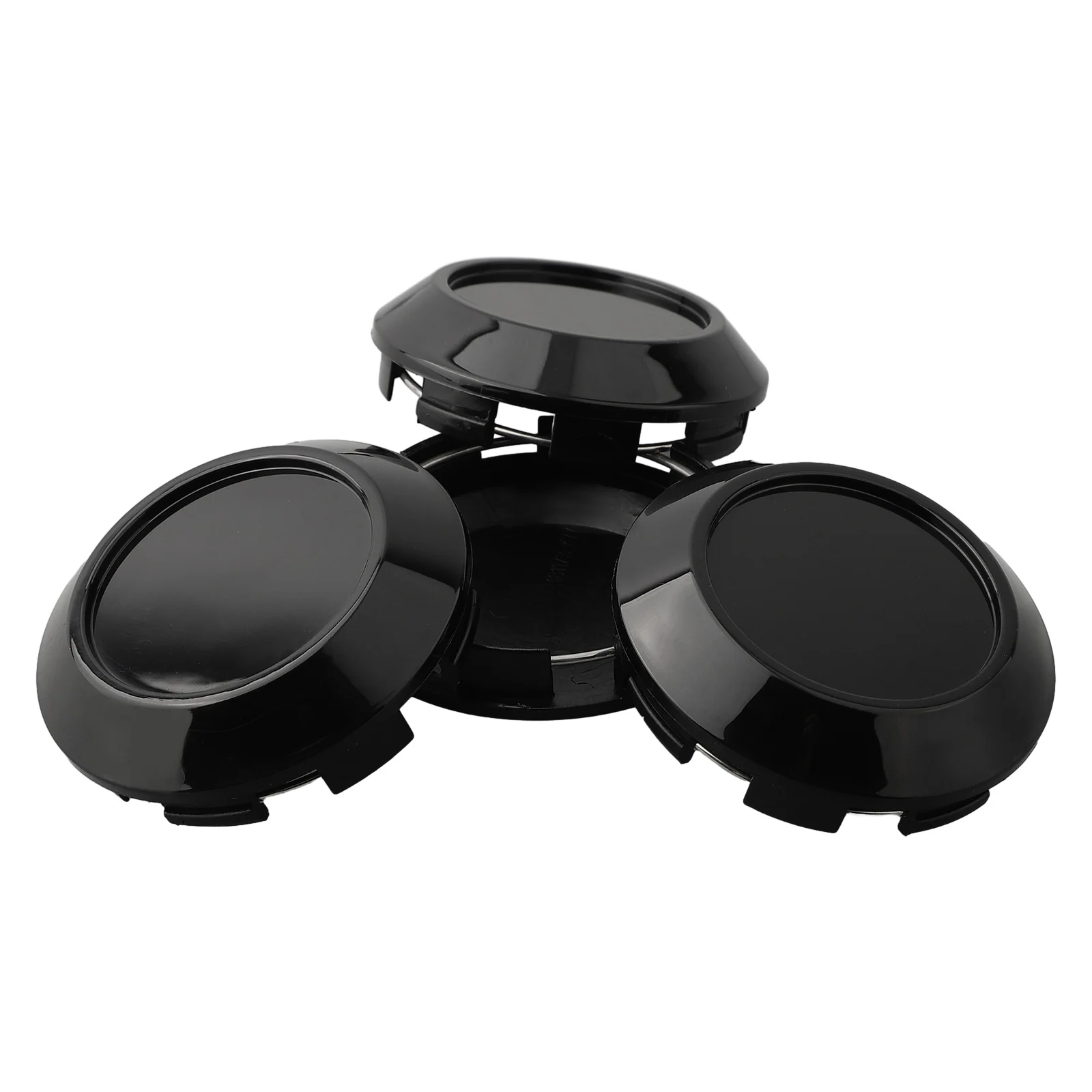4x Wheel Center Cap Modified Wheel Hub Cover Black/electroplating Color Convex Cover Outer Diameter 76MM/72MM Trim Accessories