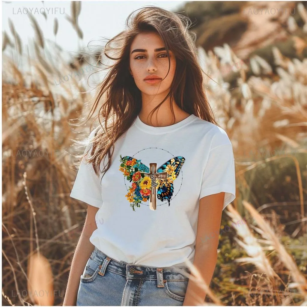 

Женские Удобные повседневные футболки с коротким рукавом и круглым вырезом