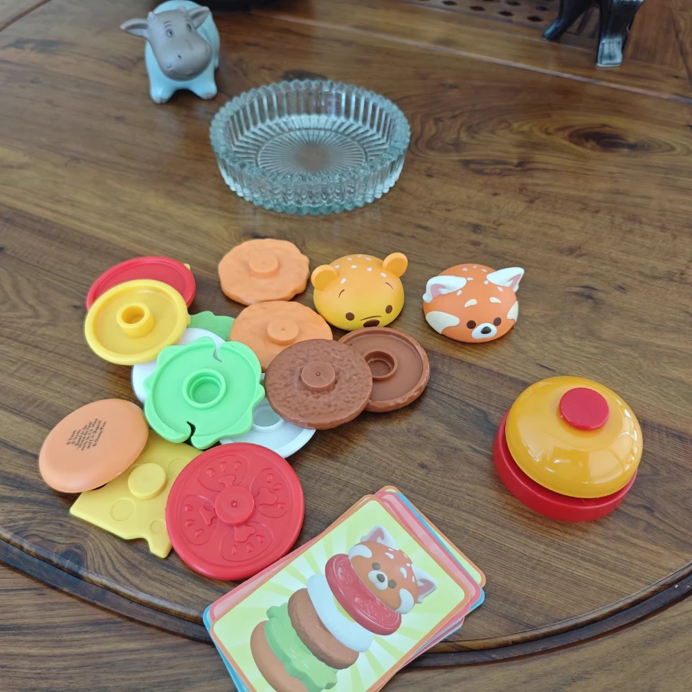 Disney autêntica série songsong hambúrguer batalha caixa cega bonito periférico artesanal figura boneca ornamento de mesa