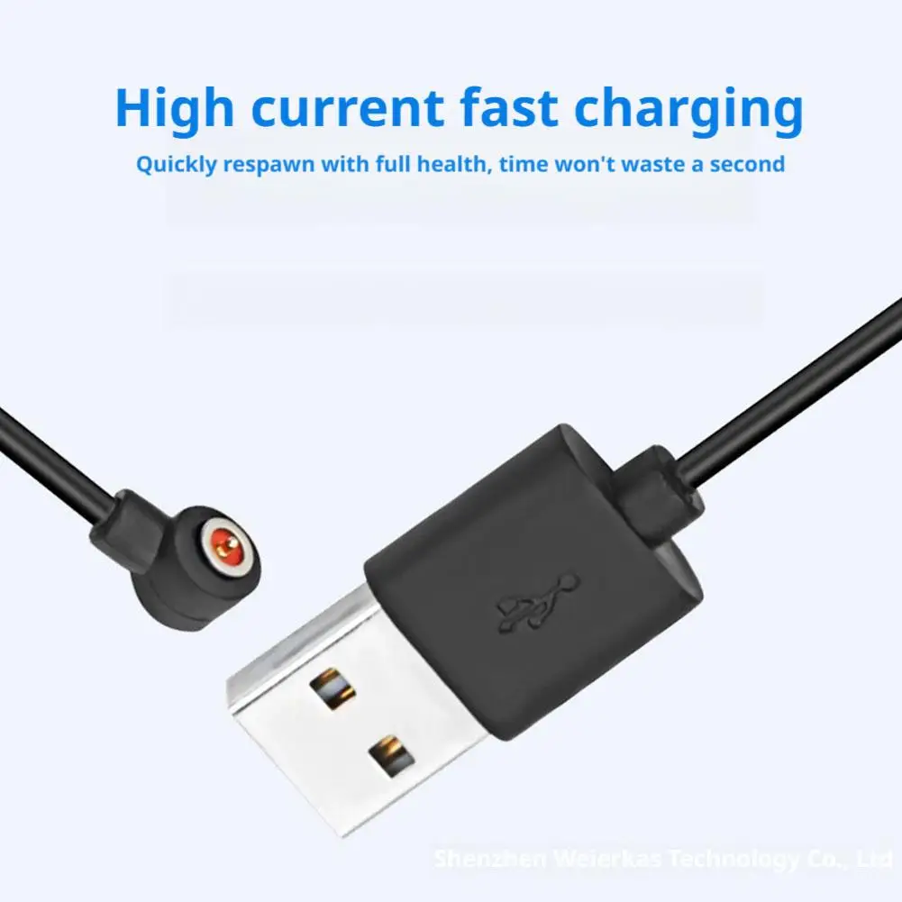   Kabel ładujący do pierścieniowego złącza dokującego Kabel do ładowania USB Przewód 4 mm Ładowarka magnetyczna Przewód zasilający 30 cm M7q1