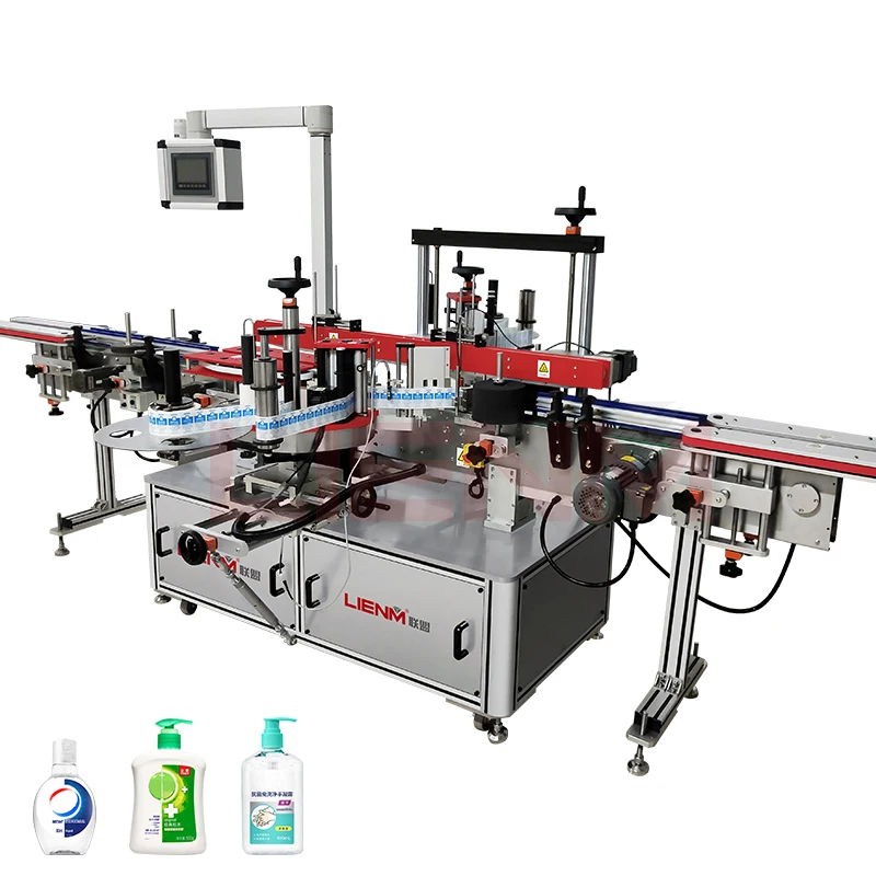 

Factory Custom Double-sided Flat Bottle Labeling Machine Lotion Shower Gel Automatic Adhesive Sticker Flat Labeling Machine