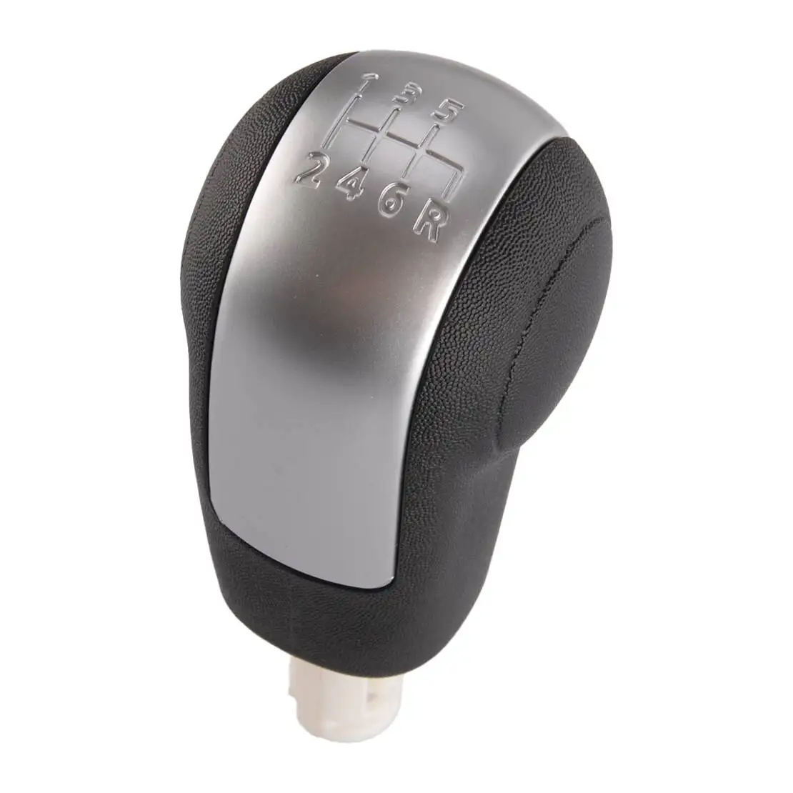 LR001199 Matte Silver Mark 6 Speed Manual Gear Shift Knob Fit For Land Rover Freelander 2 L359 2006-2015