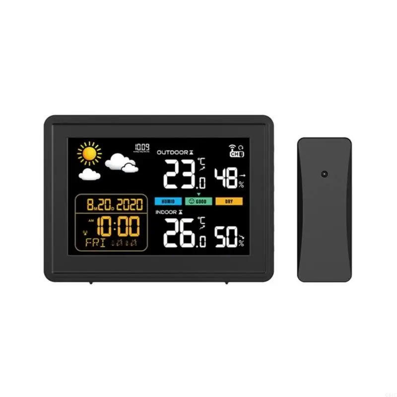 

Q81C Цифровой температура измеритель Стол Стол Термометры Гигрометр ЖК -дисплей ЖХА