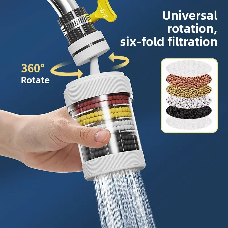 Kitchen Faucet Extender Filter - Universal Anti-Splash, Sand Removal, Free 10pcs Filter Cotton with Purchase, Home Tap Purifier