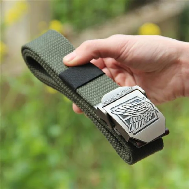 الاعتداء العملاق سير من القنب حزام التكتيكية حزام الرجال قماش الكل في واحد حزام أجنحة الحرية حزام الاتجاه الجديد