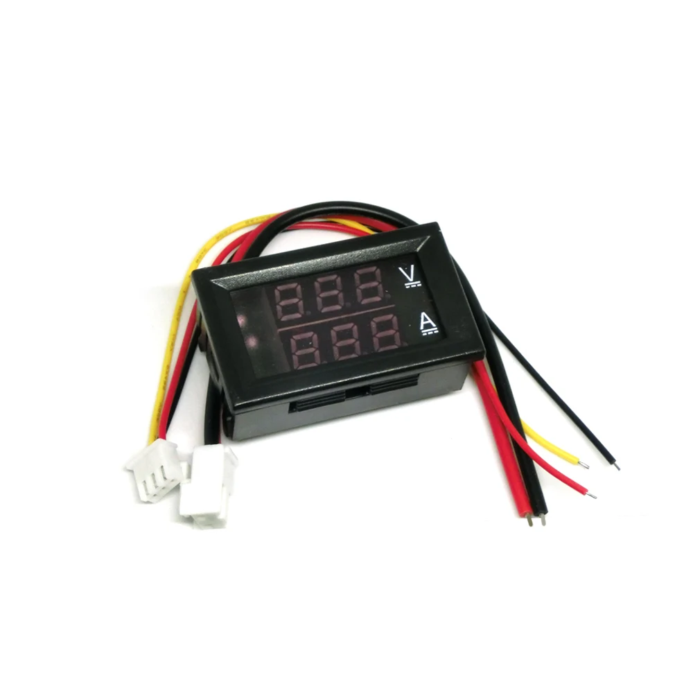 Mini Digital Voltmeter Ammeter DC 100V 10A Panel Amp Volt Voltage Current Meter Tester Detector 0.56