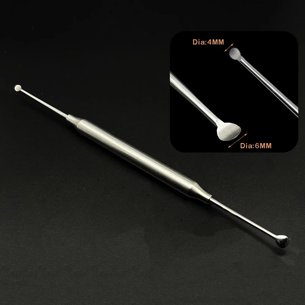 

Dental Implant Double Ends Surgial Excavator Spoon Dentistry Oral Care Restorative Cavity Tool Round Tip Bone Curettes Tools