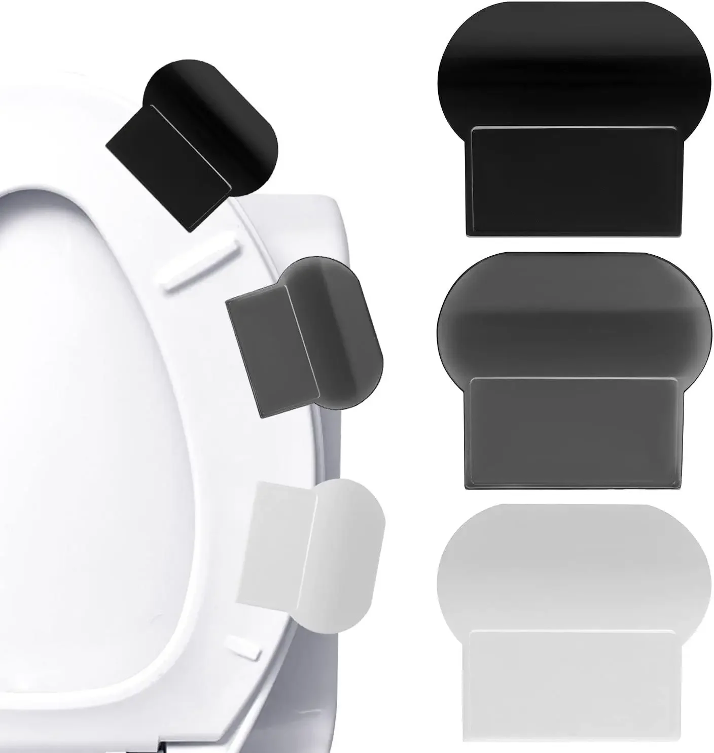 

3 Pcs Sticky Toilet Lid Lifter – Non-Slip Handle for Home, Office, Hotel – Easy Lift, Hygienic Use, Multi-Function Design