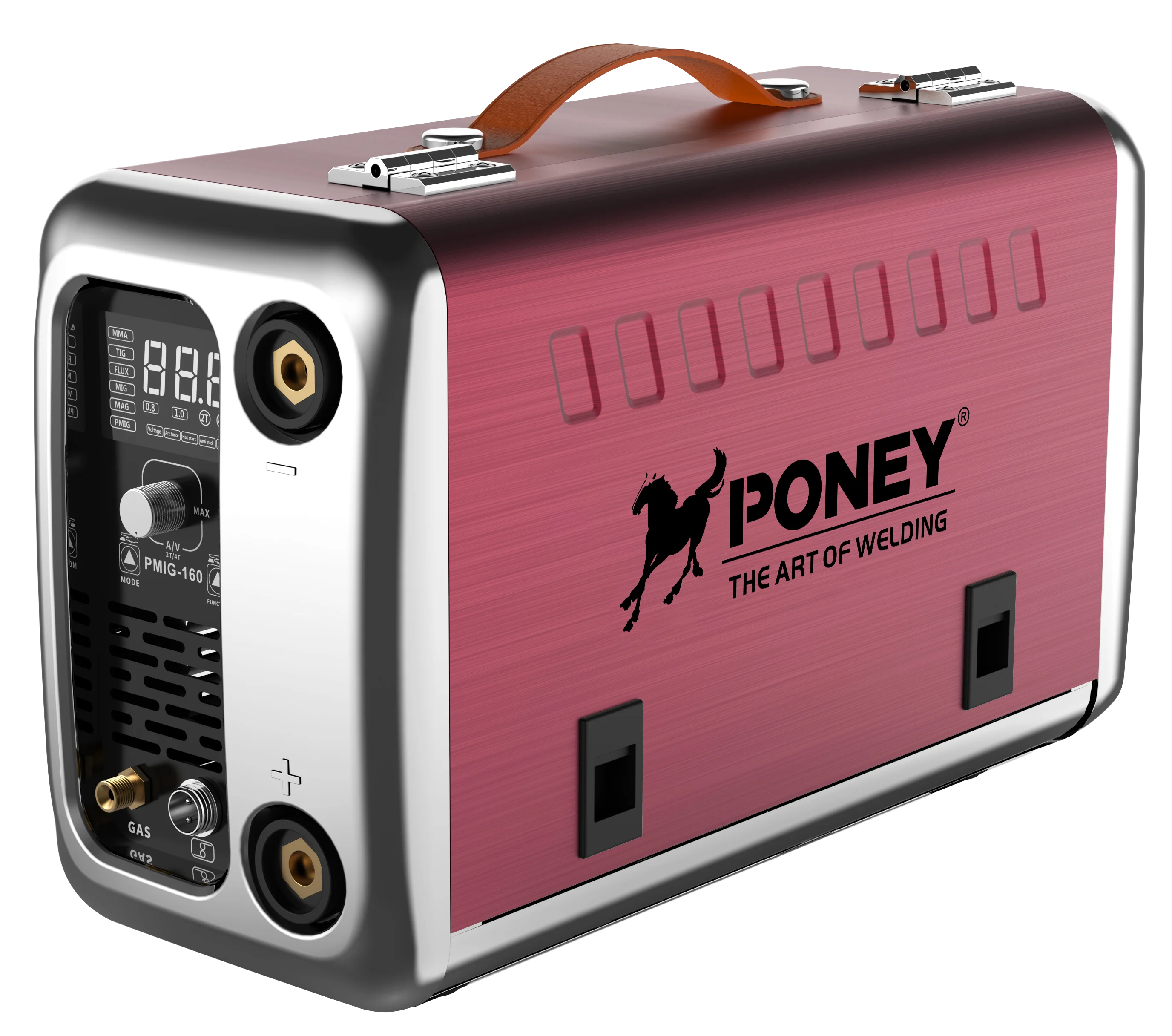 6 in 1 Multi- Process  MMA /TIG /FLUX/MIG /MAG/ Pulse MIG for Aluminum 160A  110/220V or 220V SS Case  Body High   Cycle