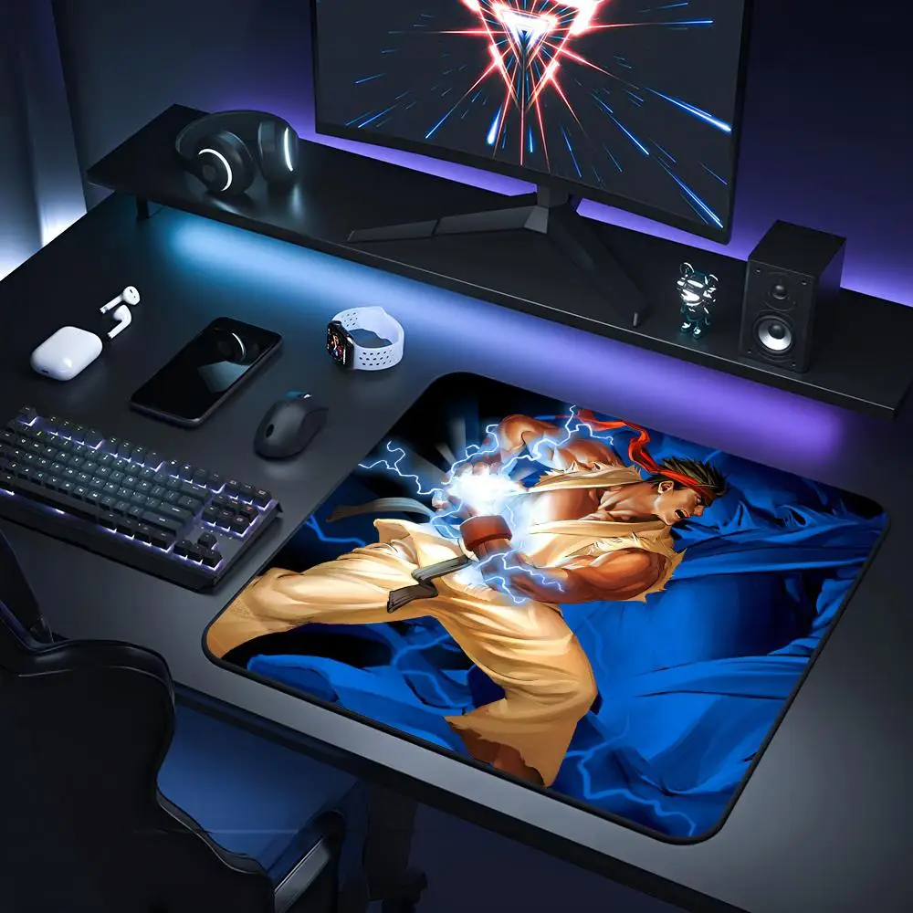 Street Fighter Chun Li Mouse Pad Gaming Laptops Keyboard Mat Deskmat Pc Accessories Desk Protector Mousepad Gamer Mats Anime Mau