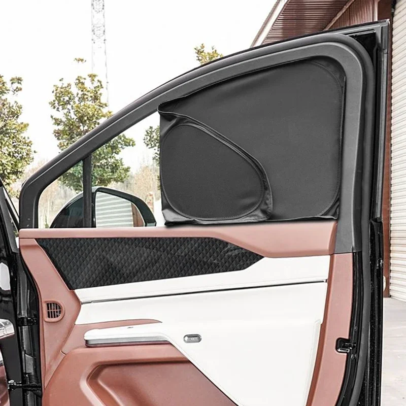 

Автомобильный черный оконный солнцезащитный козырек с защитой от УФ-лучей, теплоизоляция для BYD M9 XIA, 2025 г., автоматическая защитная крышка, аксессуар для интерьера