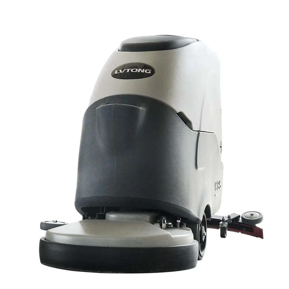 High Efficiency Gym Ceramic Tile Floor Cleaning Machine Commercial Walk Behind Electric Floor Scrubber Cleaning Scrubber Tool