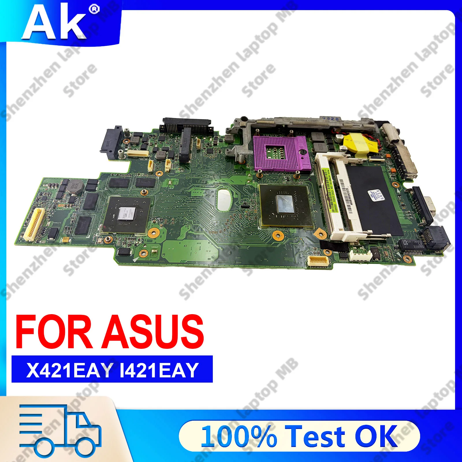 

K70ID Laptop Motherboard For ASUS K70I K70ID Notebook Mainboard This item is in stock 100% tests OK fast shipping High quality