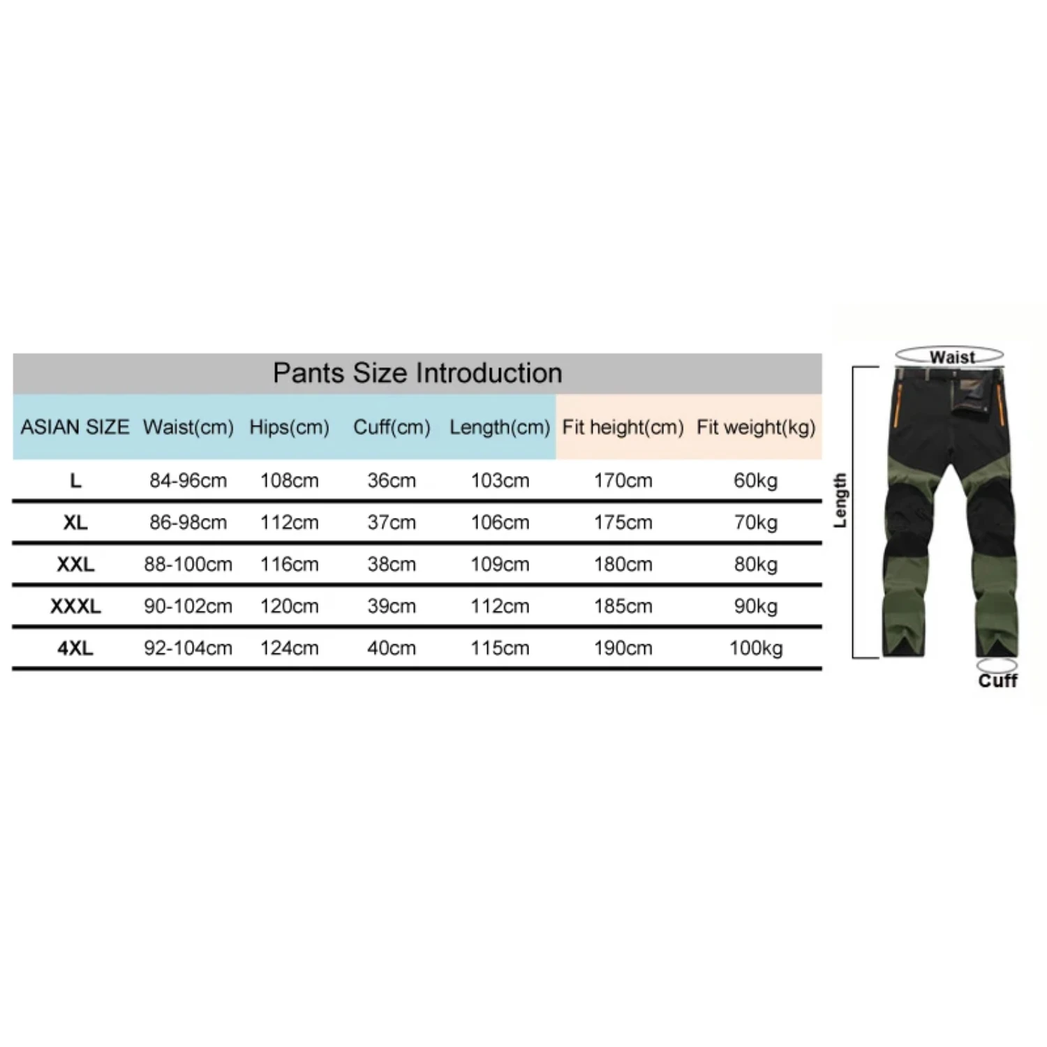 Pantaloni da trekking da uomo Abbigliamento da arrampicata Pantaloni da trekking da viaggio all'aperto leggeri e impermeabili ad asciugatura rapida