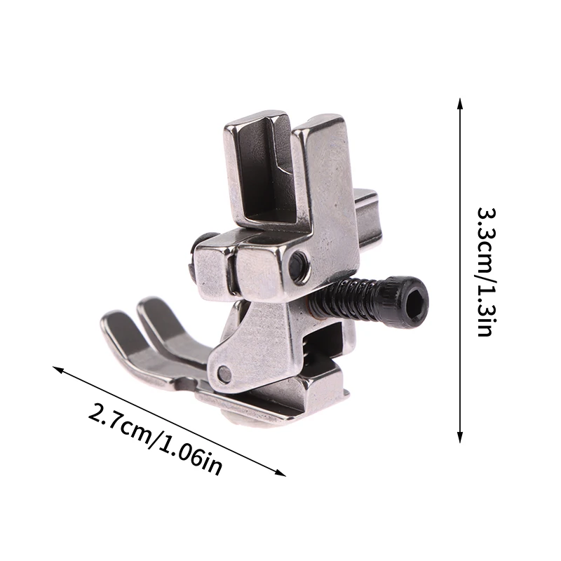 Multifuncional Presser Foot para Lockstitch Machine, Industrial Zipper Foot, Acessórios regulares, T4, 1Pc