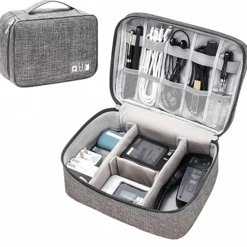 Kabel-Aufbewahrungstasche Wasserdichter Digitaler Elektronik-Organizer Tragbare USB-Datenkabel-Ladegerät-Aufbewahrungstasche Reise-Kabelorganizer
