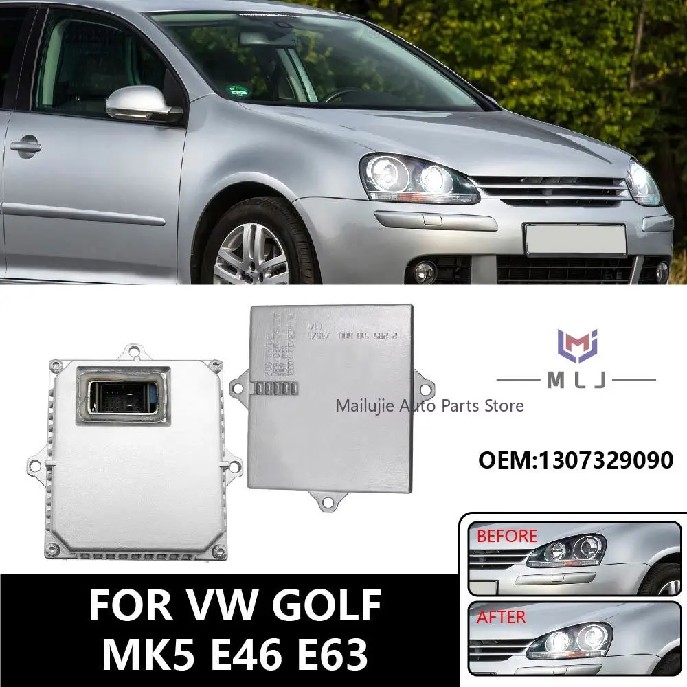 

1307329090 1T0907391 EEG050103 Headlight D2S HID Xenon Ballast Control Module For VW Golf MK5 BMW E46 E63 Headlight car Parts