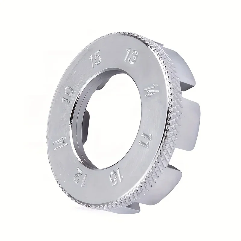 Get Your Bike Rolling with Ease: Mini Bicycle Spoke Wrench with 8 Openings for Quick Notch Repair - Outdoor Accessory