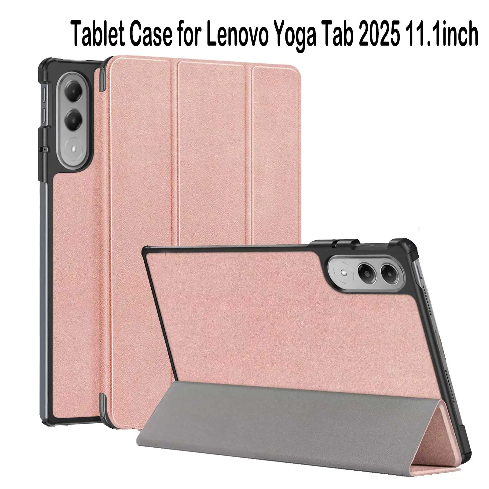 Tablet Case for Lenovo Yoga Tab 2025 11.1inch PU leather Material Kickstand Function Protective Cover