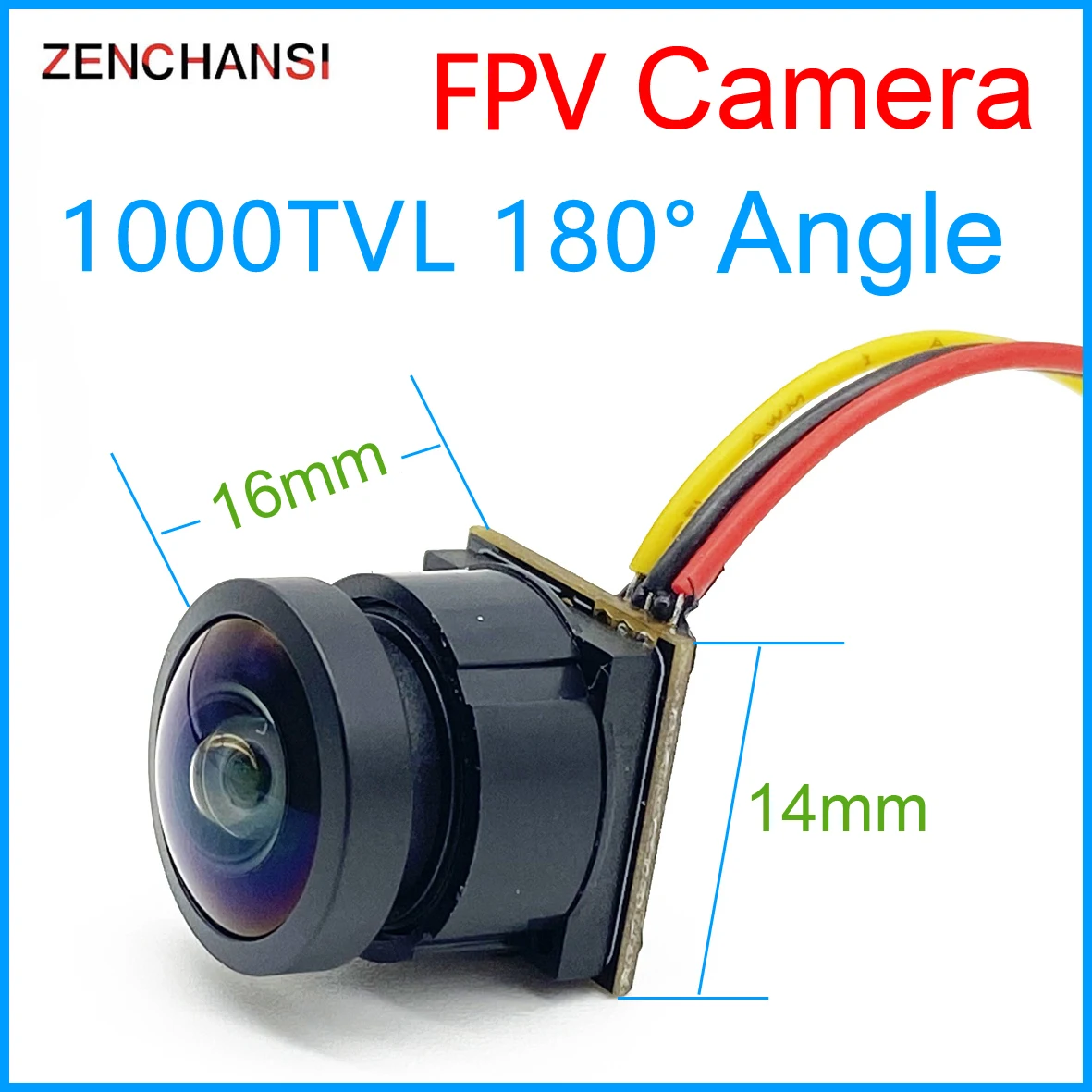 Ready to use 5.8g fpv mini camera support 3-6V power CMOS 1000TVL Starlight vtx camera use for fpv transmitter RC Racing Drone