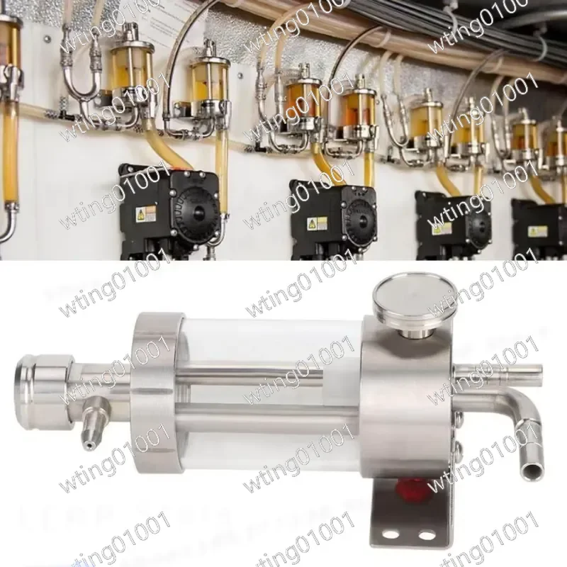 for Draft Beer Foam Eliminator Flow Controller Beer Wall Pipeline Defoamer Fits 8-10mm Hose Recharge Float Beer Dispensing