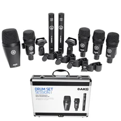 AKG Session I Seven-Piece drum microphone set Stage Performance Instrument Condenser Professional Dynamic mic Recording For Band