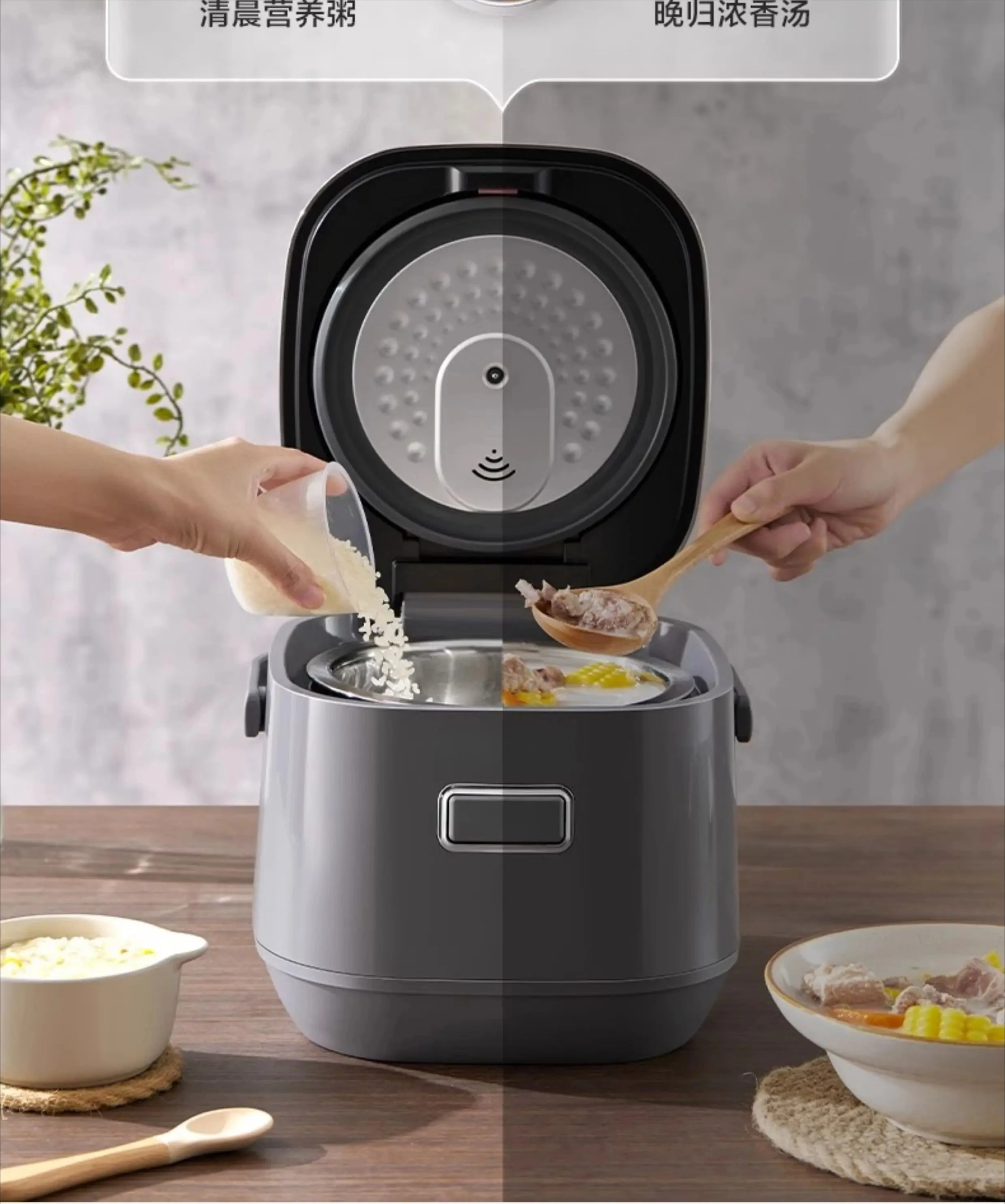 #AInner Tank Pot marmita eletrica  for  Uncoated Rice Cooker Small 2 Liter Ball Kettle 316 Stainless Steel 0 Coated