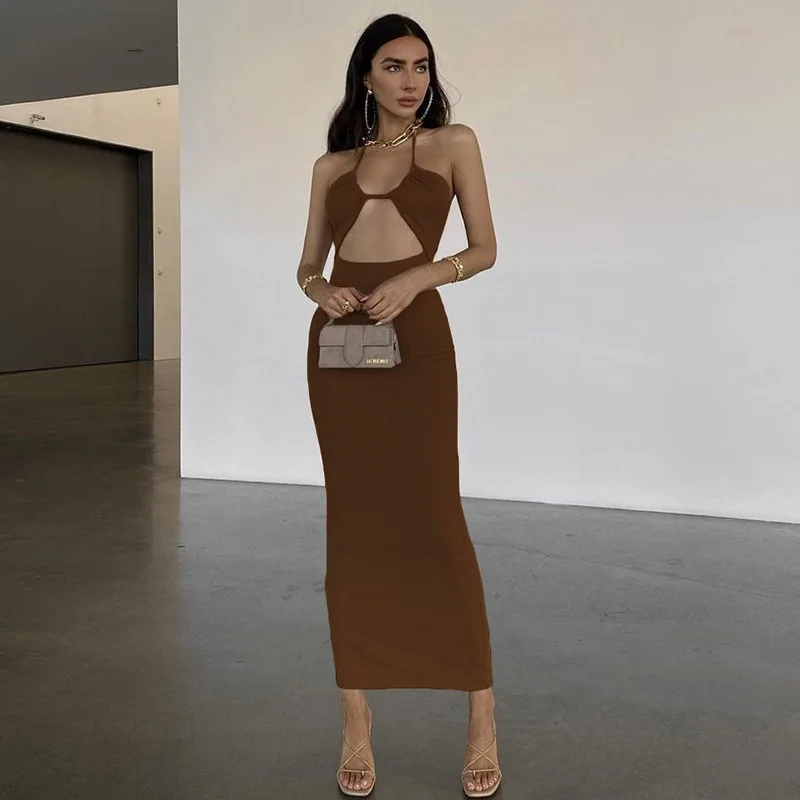 

Long Dress 2026 Summer Women's Clothing Hollow Strap Lace Up Night Club Party Dresses Vestido Plus Size 9XL 8XL 7XL 6XL XXXXXL