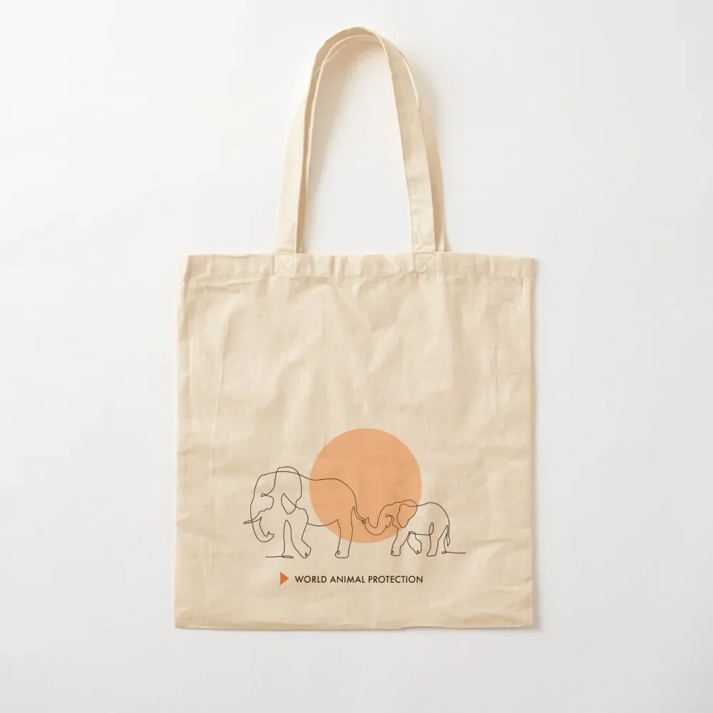 

Elephants belong in the wild Tote Bag shopper bags Big bag women shopping cart bags shoping bag