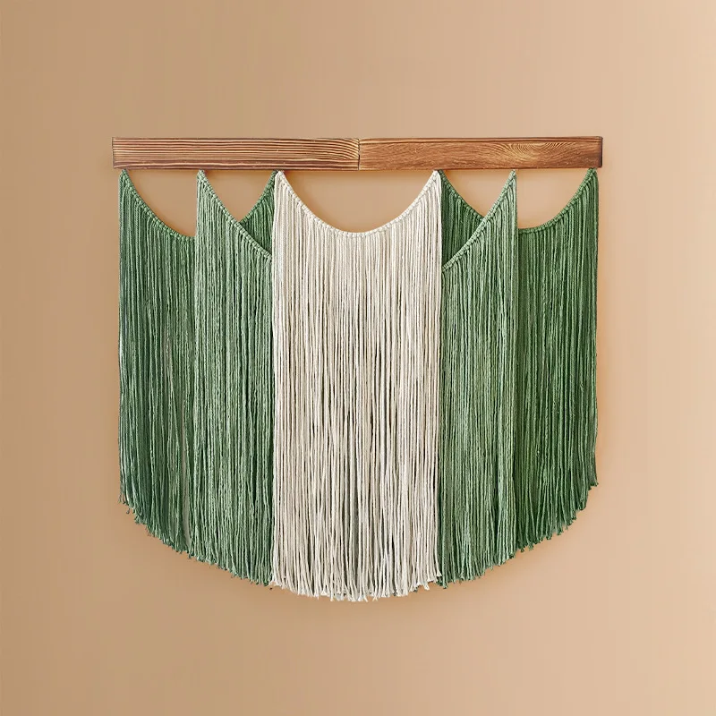 Macrame Wall Hanging Large Boho Decor Wall Tapestry Handmade Tassel for Living Room Bedroom Headboard Nursery Apartment Decor