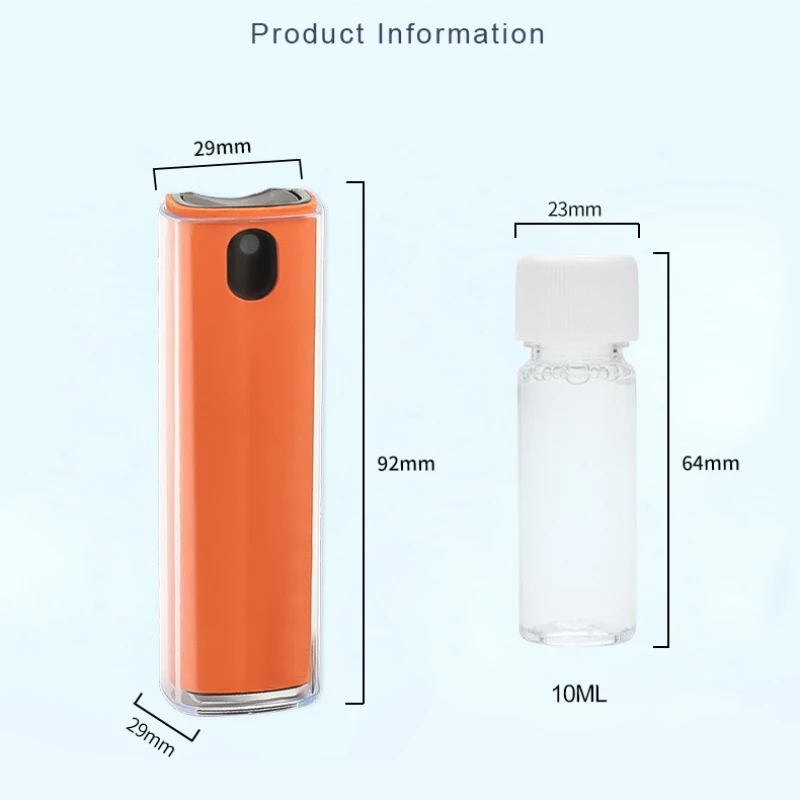 2 in 1 Spray Cleaner Wipe for Phone Screen Tablet Car Touchscreen Cleaning Kit with Microfiber Cloth Safe Effective view 6