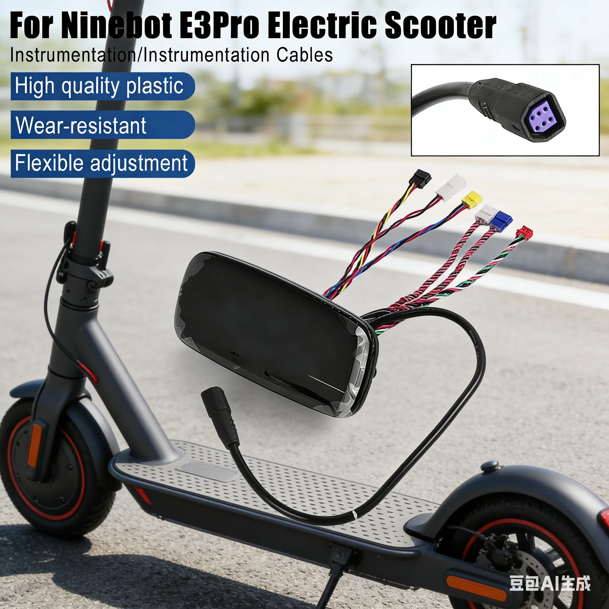 

1 Pc E-Scooter Dashboards For Ninebot E3 Pro Electric Scooter LED Display Screen Instrument Panel Replacement Accessories