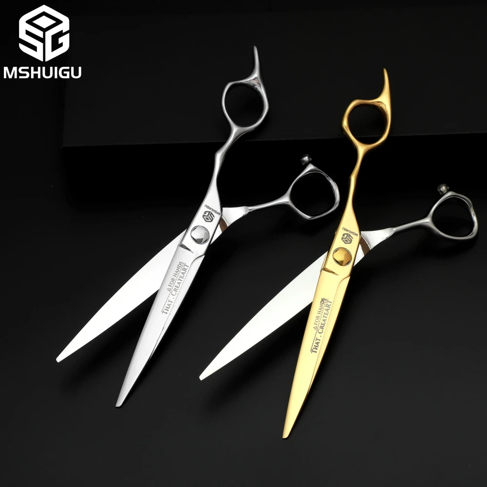 MSHUIGU Professional Barber Scissors VG10 High-End Haircut Tools with Comb Hairdressing Accessories Suitable for Home And Salon