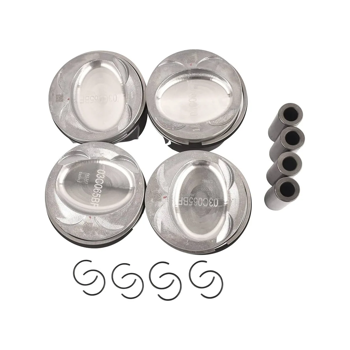 

OEM 4x Ø76.51mm Pistons Rings Set For VW Golf AUDI A1 SKODA SEAT 1.4T EA111 CAVD