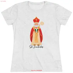 Women's Saint Nicholas Premium T shirt long or short sleeves