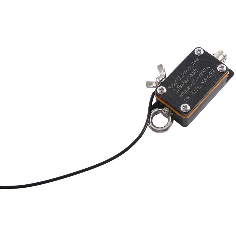 

Полная карманная коротковолновая антенна Карманная высокочастотная антенна A25 1-30 МГц с перевернутым V-образным вырезом Горизонтальный балун Длинная линия