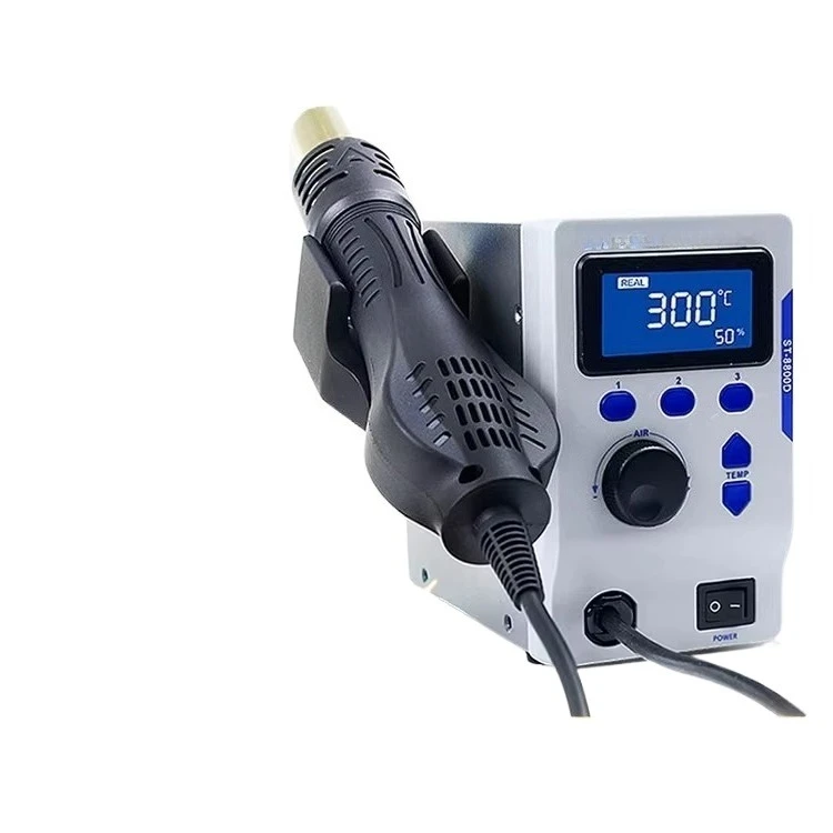 800W ST-8800D Heat Gun Adjustable Temperature Air Volume Anti-Static Hot Air Station BGA Solder Rework Station 110/220V